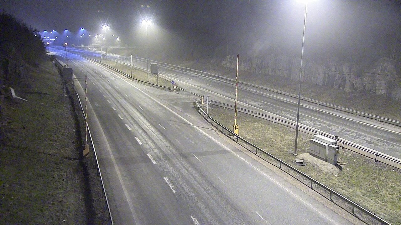 Kelikamerat Kuva Tie 1 Lohja, Tervakorpi, puomi länsi, Lohja, Uusimaa