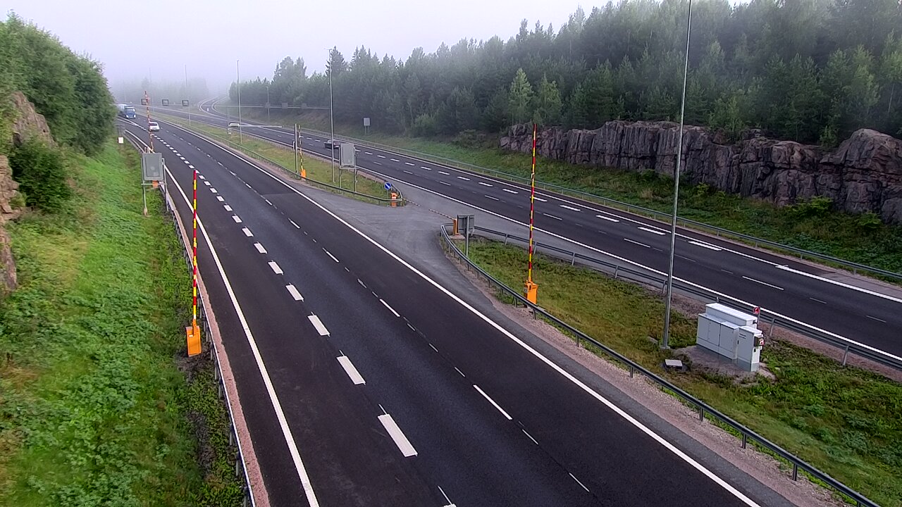 Weather Camera Image Road 1 Lohja, Tervakorpi, puomi länsi, Lohja, Uusimaa