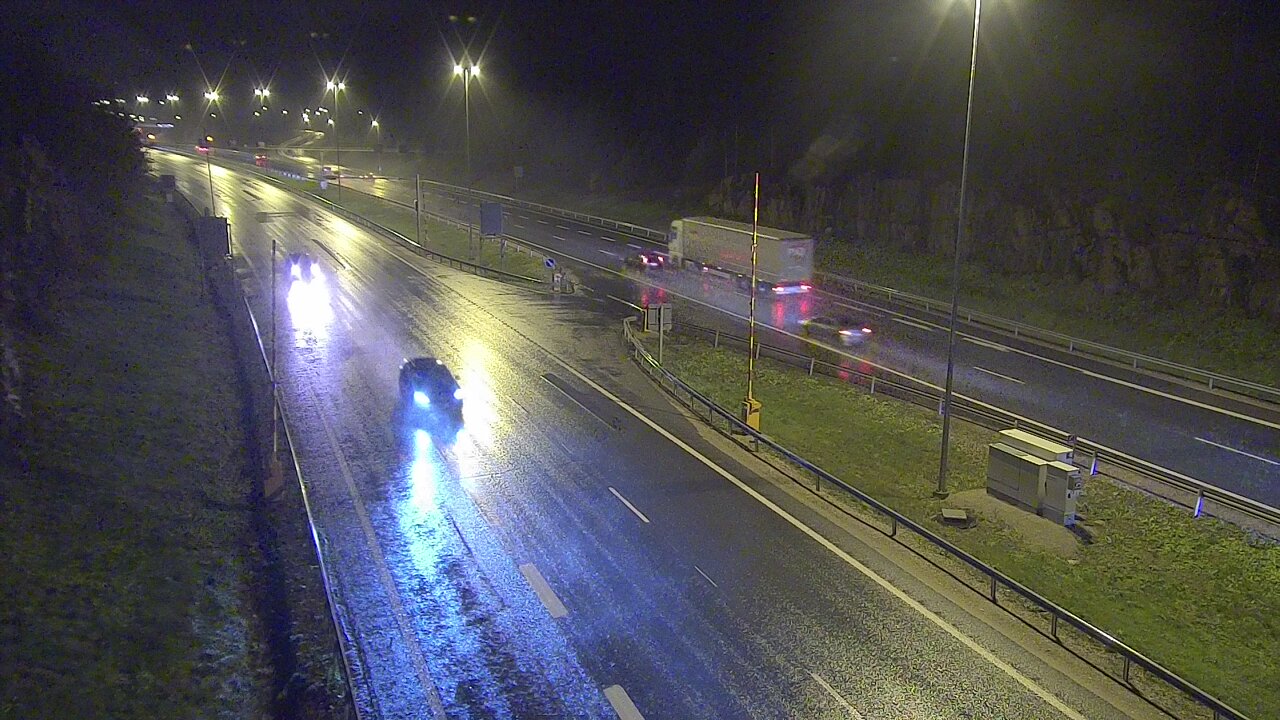 Kelikamerat Kuva Tie 1 Lohja, Tervakorpi, puomi länsi, Lohja, Uusimaa