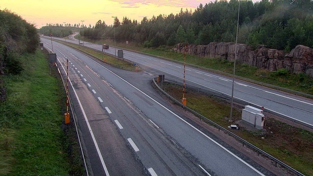 Weather Camera Image Road 1 Lohja, Tervakorpi, puomi länsi, Lohja, Uusimaa