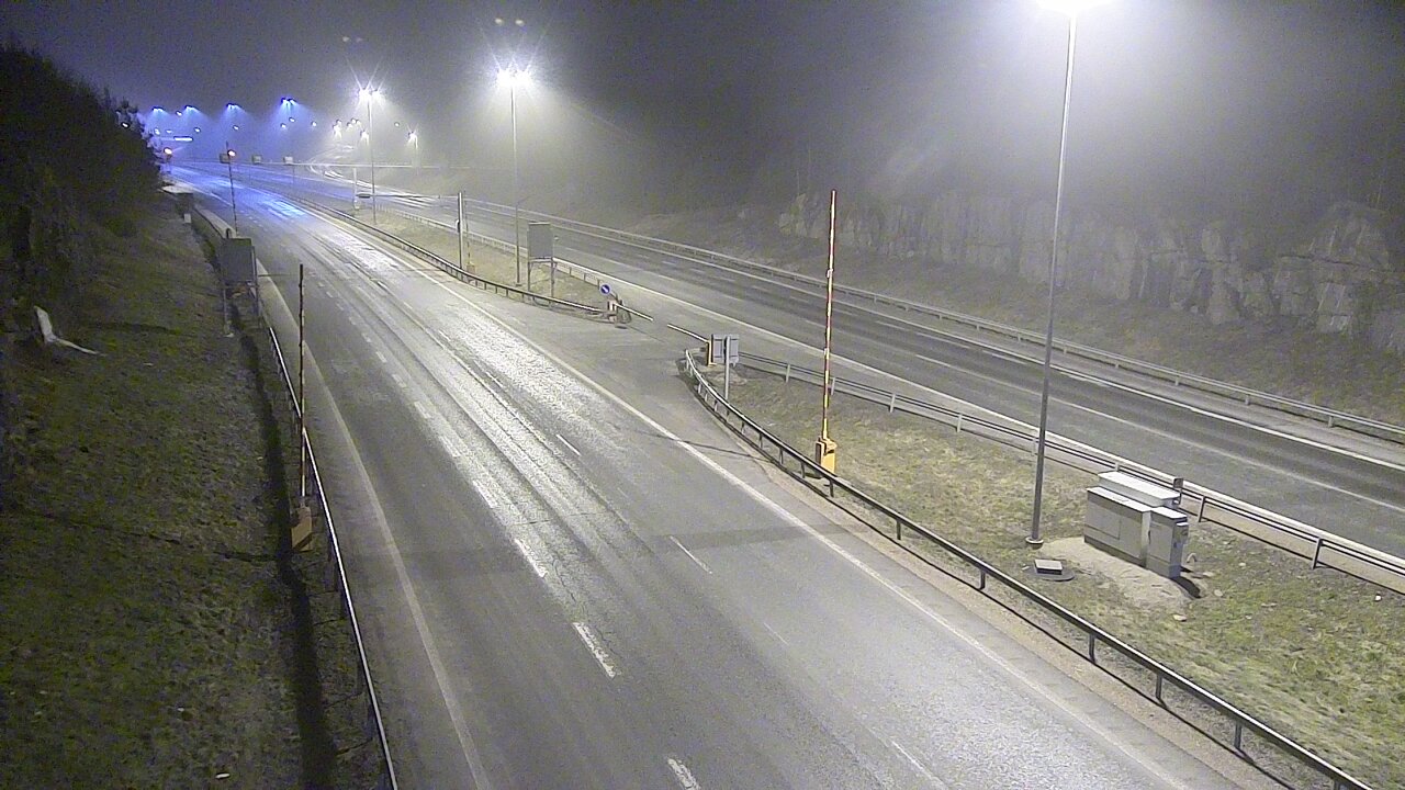 Kelikamerat Kuva Tie 1 Lohja, Tervakorpi, puomi länsi, Lohja, Uusimaa