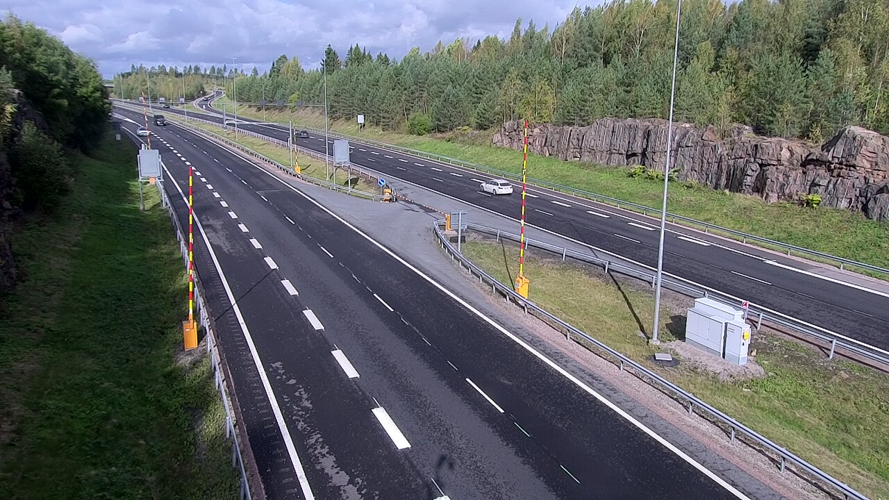 Weather Camera Image Väg 1 Lojo, Tervakorpi, puomi länsi, Lohja, Uusimaa