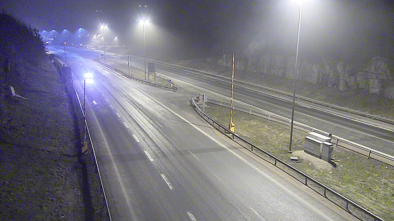 Kelikamerat Kuva Tie 1 Lohja, Tervakorpi, puomi länsi, Lohja, Uusimaa