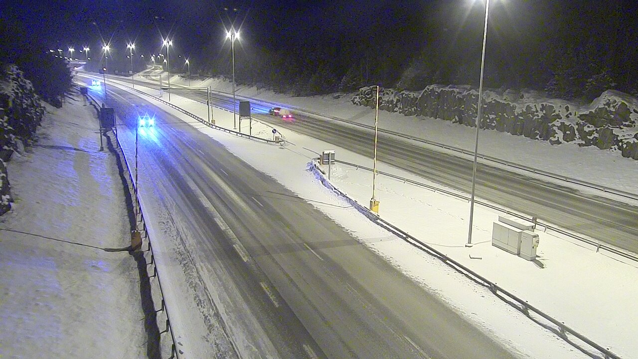 Kelikamerat Kuva Tie 1 Lohja, Tervakorpi, puomi länsi, Lohja, Uusimaa