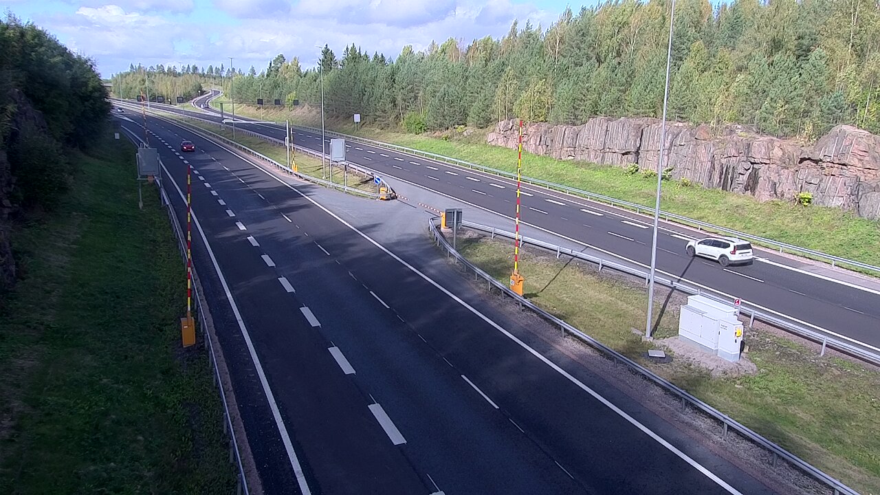 Weather Camera Image Väg 1 Lojo, Tervakorpi, puomi länsi, Lohja, Uusimaa