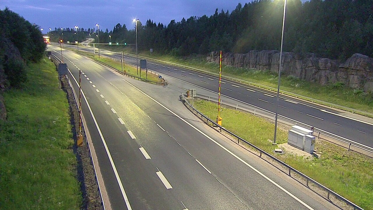 Kelikamerat Kuva Tie 1 Lohja, Tervakorpi, puomi länsi, Lohja, Uusimaa