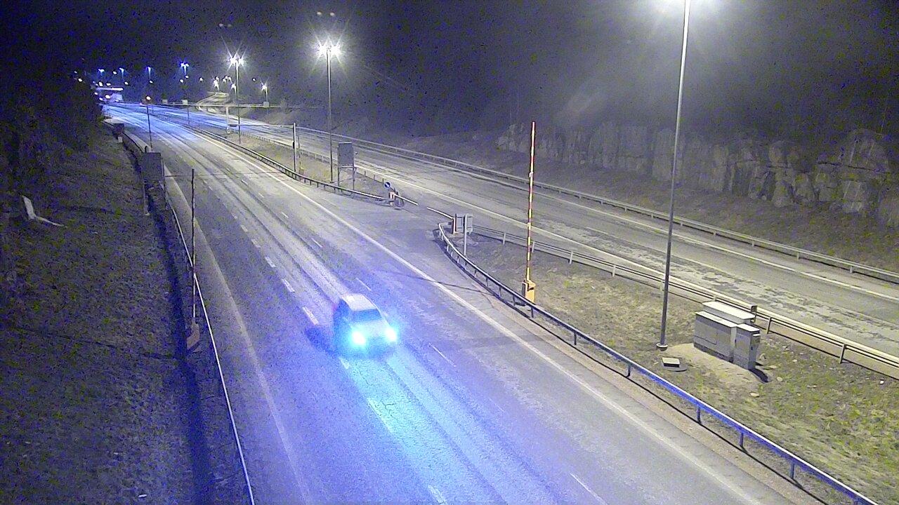 Kelikamerat Kuva Tie 1 Lohja, Tervakorpi, puomi länsi, Lohja, Uusimaa