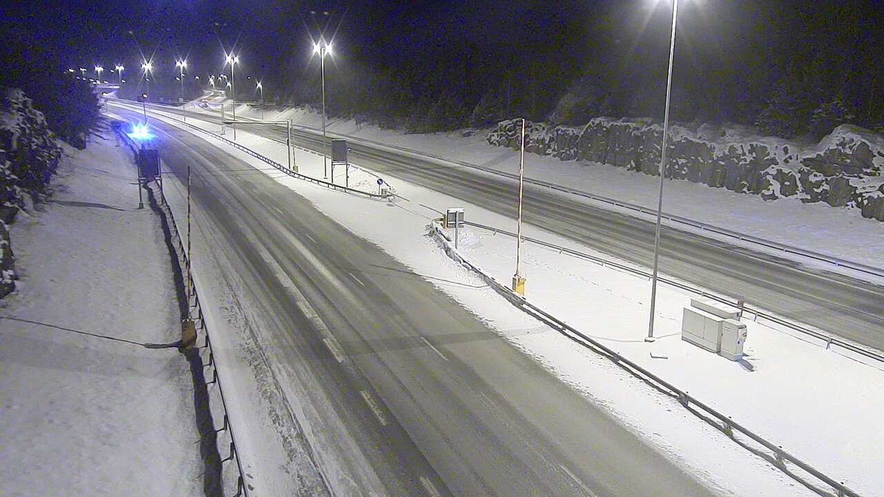 Kelikamerat Kuva Tie 1 Lohja, Tervakorpi, puomi länsi, Lohja, Uusimaa