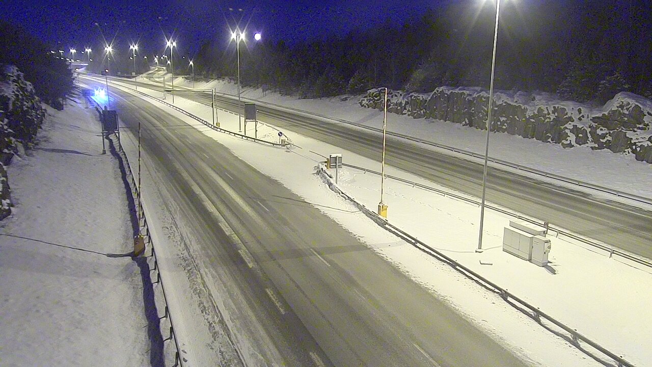 Kelikamerat Kuva Tie 1 Lohja, Tervakorpi, puomi länsi, Lohja, Uusimaa