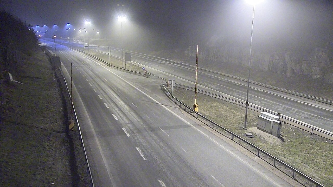 Kelikamerat Kuva Tie 1 Lohja, Tervakorpi, puomi länsi, Lohja, Uusimaa