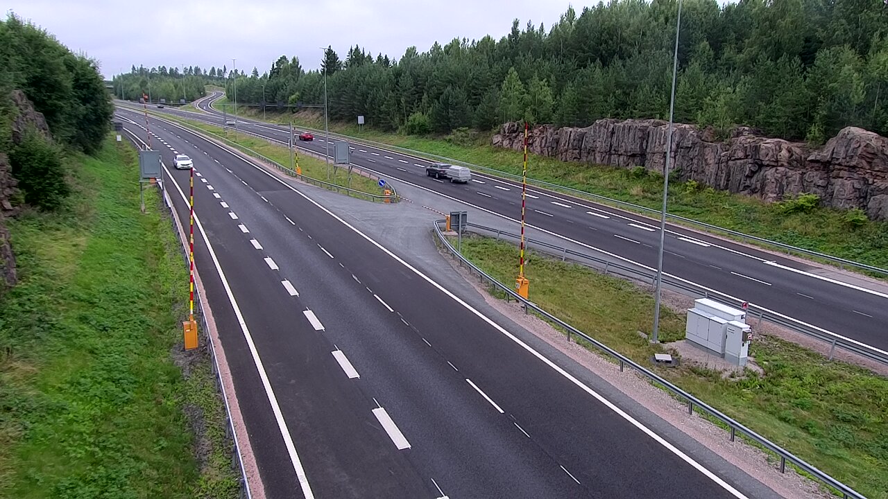 Weather Camera Image Väg 1 Lojo, Tervakorpi, puomi länsi, Lohja, Uusimaa