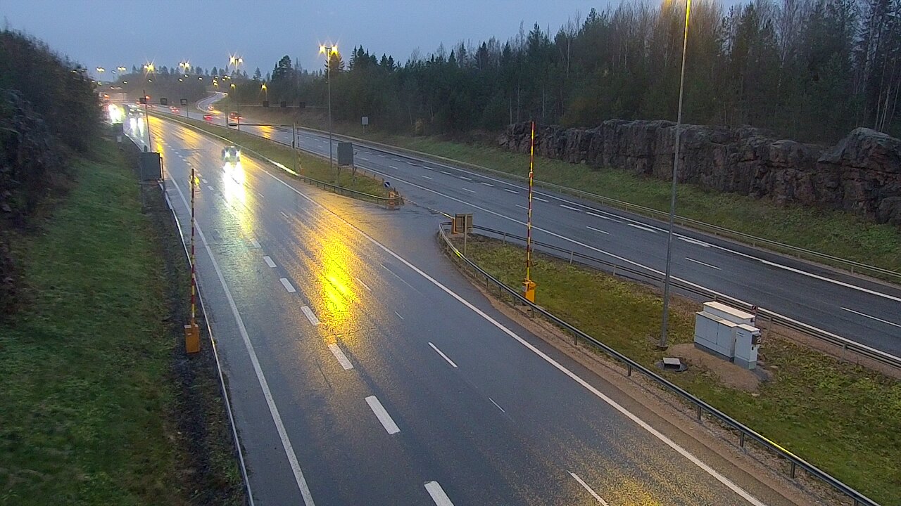 Kelikamerat Kuva Tie 1 Lohja, Tervakorpi, puomi länsi, Lohja, Uusimaa