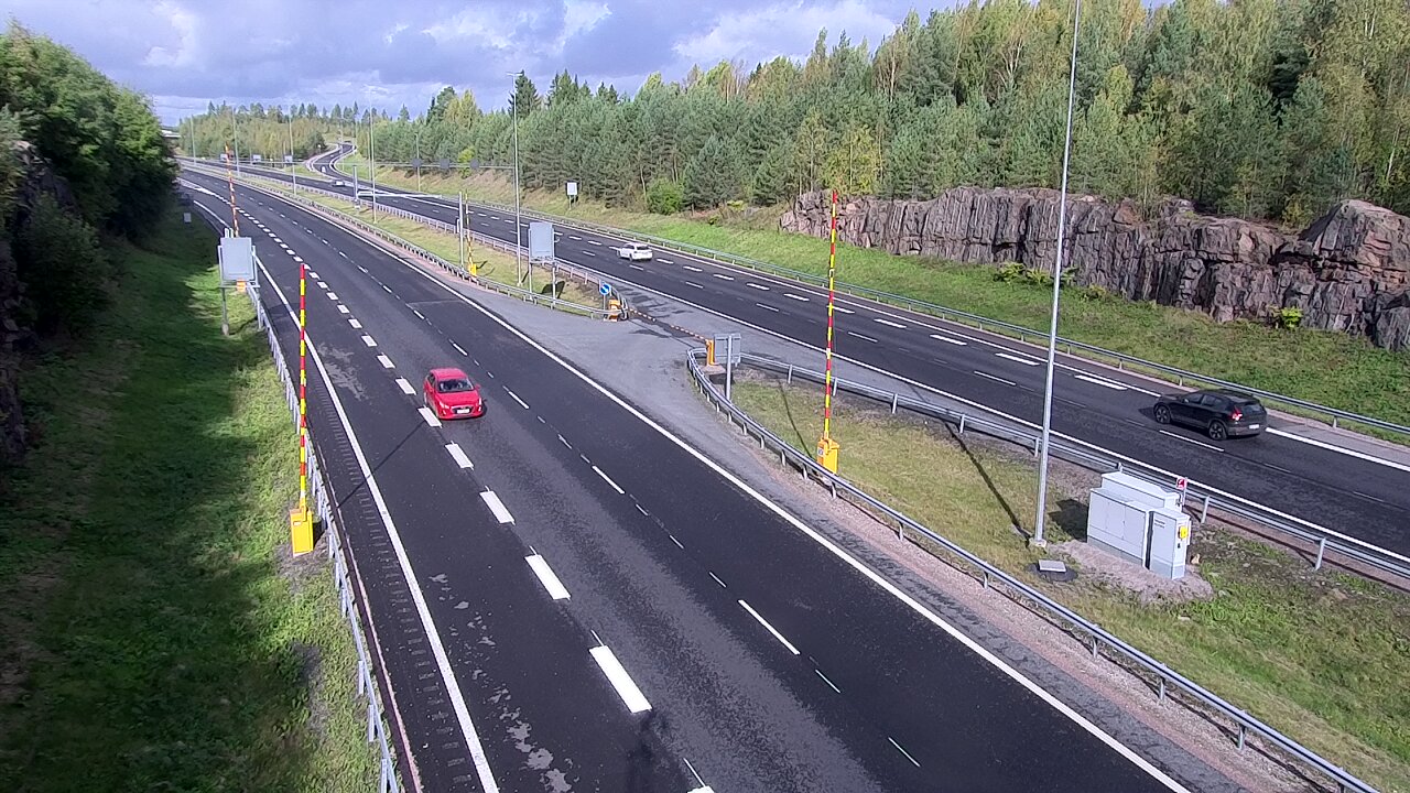 Weather Camera Image Väg 1 Lojo, Tervakorpi, puomi länsi, Lohja, Uusimaa