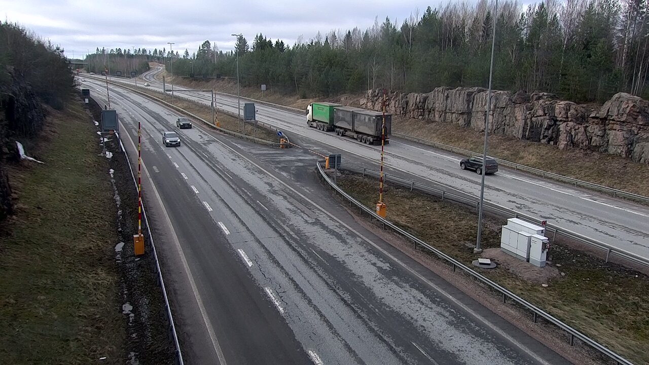 Weather Camera Image Road 1 Lohja, Tervakorpi, puomi länsi, Lohja, Uusimaa