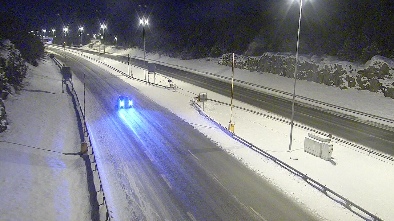 Kelikamerat Kuva Tie 1 Lohja, Tervakorpi, puomi länsi, Lohja, Uusimaa