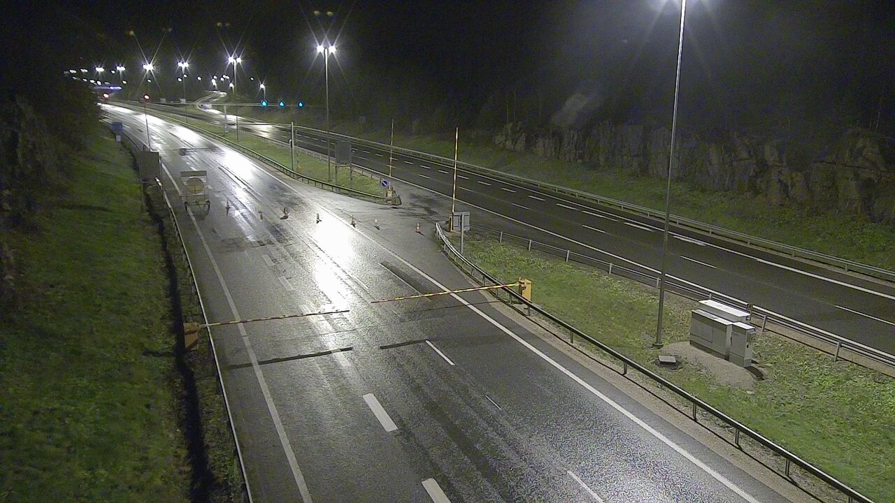 Kelikamerat Kuva Tie 1 Lohja, Tervakorpi, puomi länsi, Lohja, Uusimaa