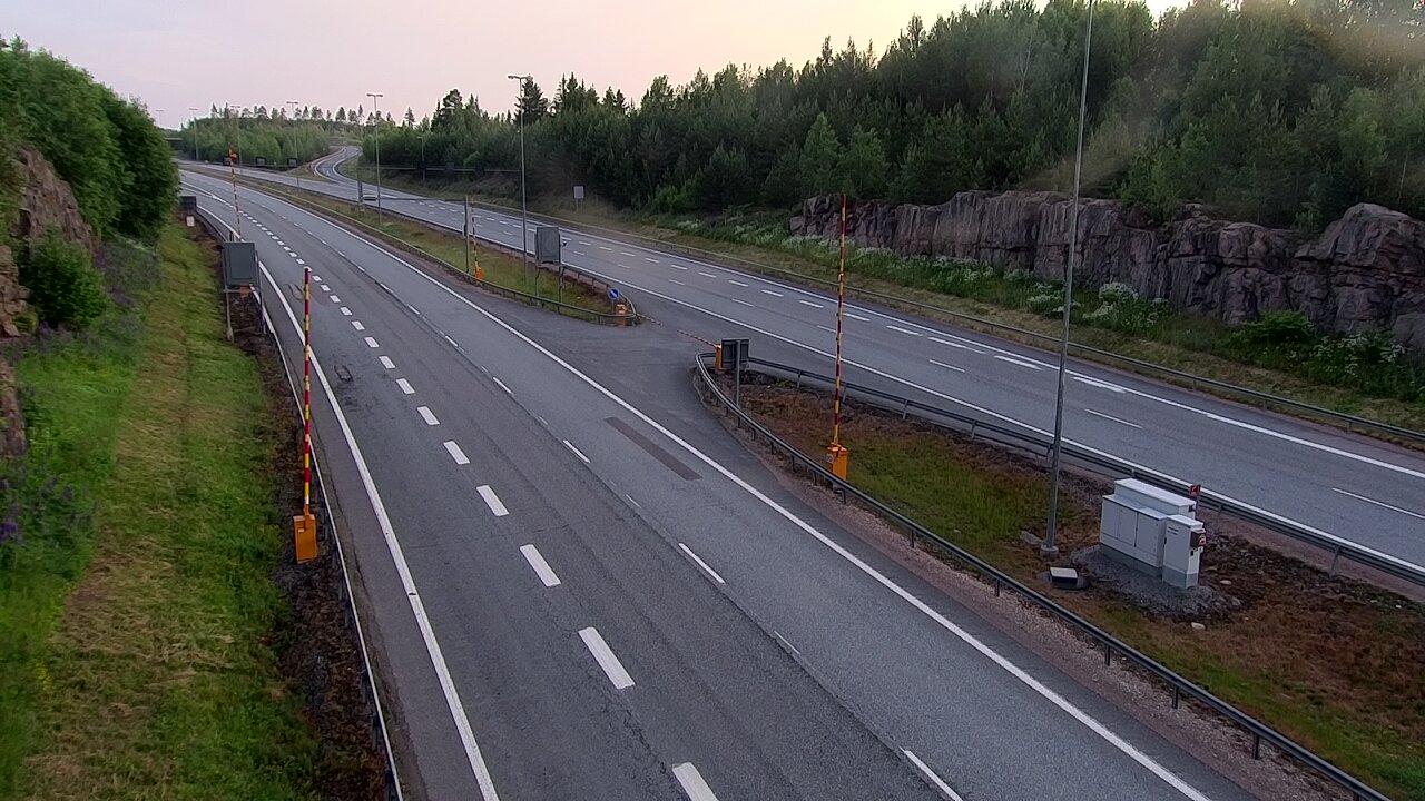 Weather Camera Image Road 1 Lohja, Tervakorpi, puomi länsi, Lohja, Uusimaa