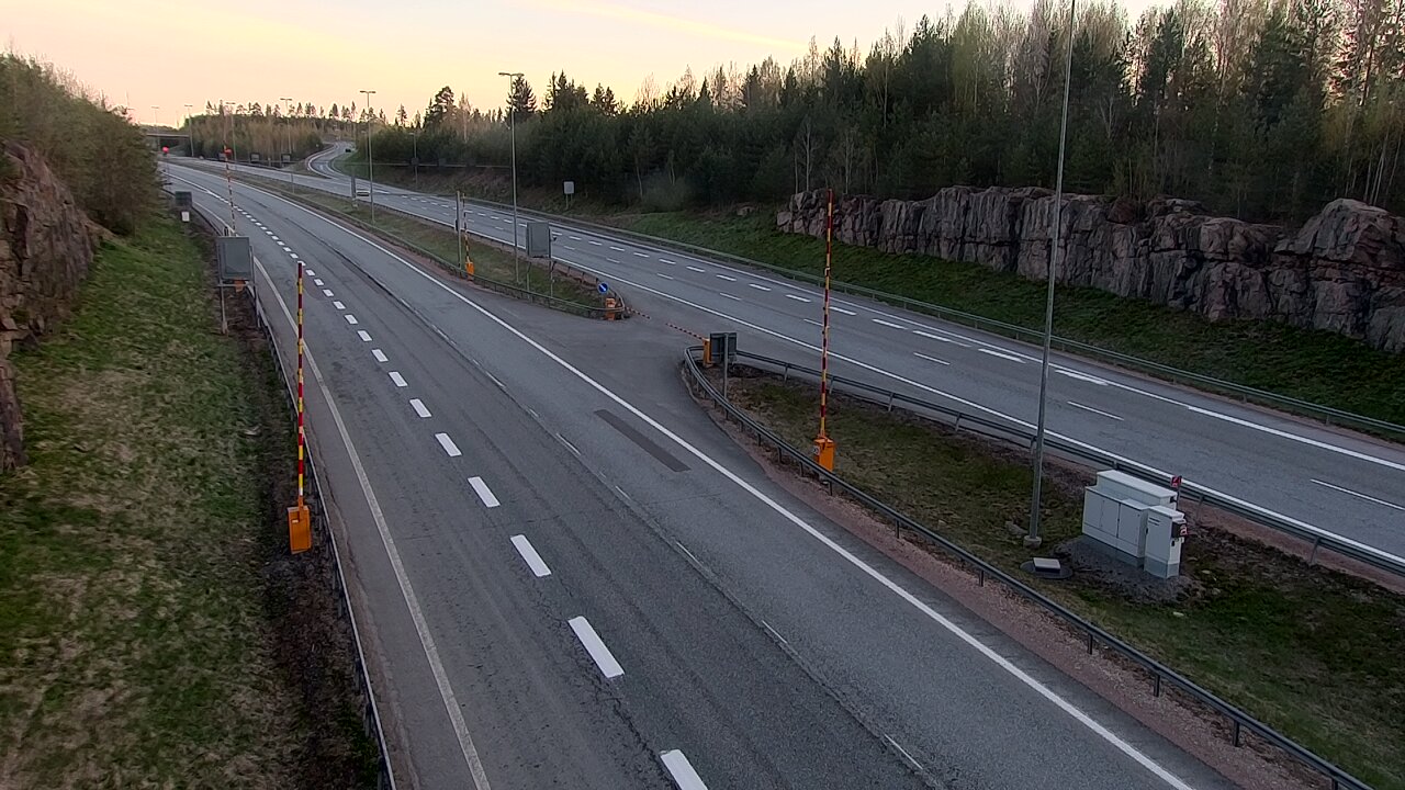 Weather Camera Image Väg 1 Lojo, Tervakorpi, puomi länsi, Lohja, Uusimaa