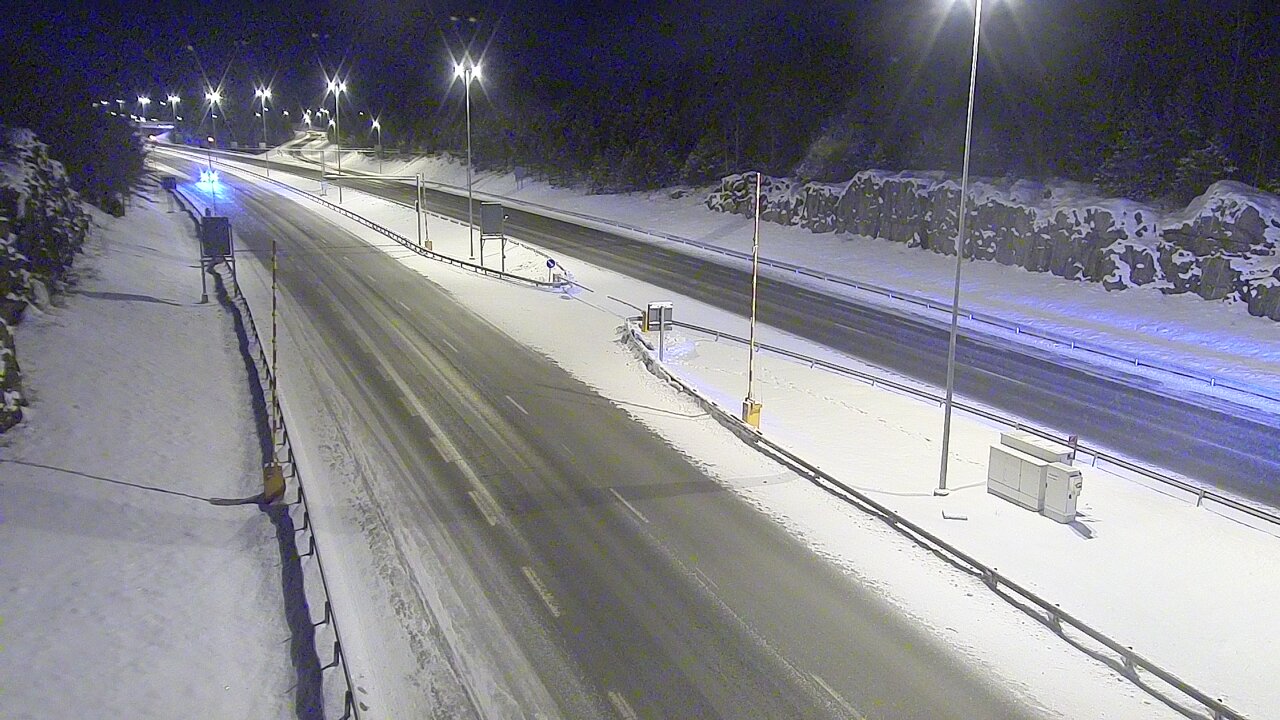 Kelikamerat Kuva Tie 1 Lohja, Tervakorpi, puomi länsi, Lohja, Uusimaa