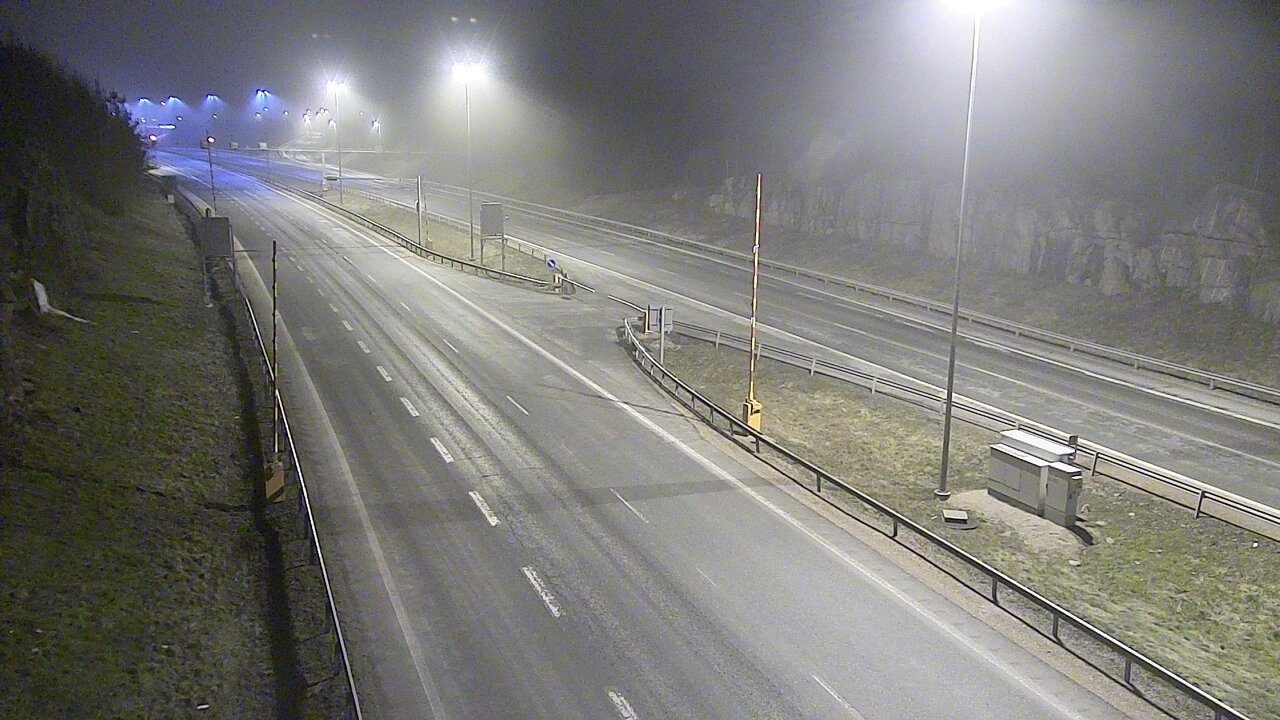 Kelikamerat Kuva Tie 1 Lohja, Tervakorpi, puomi länsi, Lohja, Uusimaa