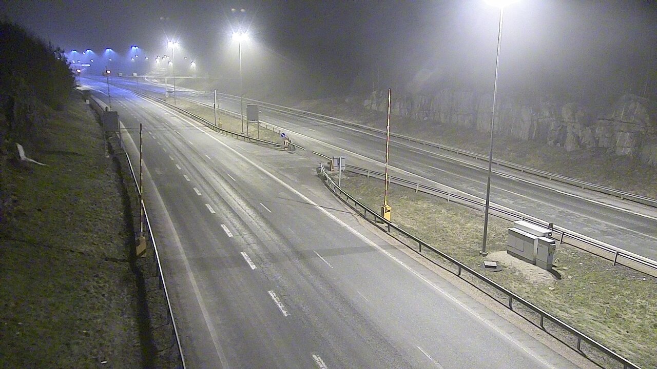 Kelikamerat Kuva Tie 1 Lohja, Tervakorpi, puomi länsi, Lohja, Uusimaa