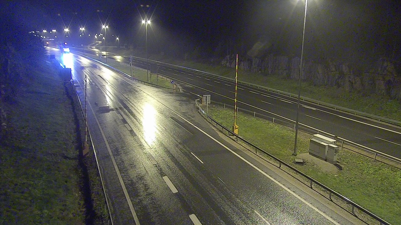 Kelikamerat Kuva Tie 1 Lohja, Tervakorpi, puomi länsi, Lohja, Uusimaa