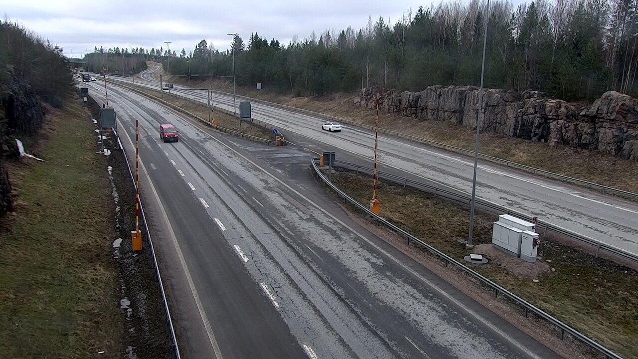 Weather Camera Image Road 1 Lohja, Tervakorpi, puomi länsi, Lohja, Uusimaa