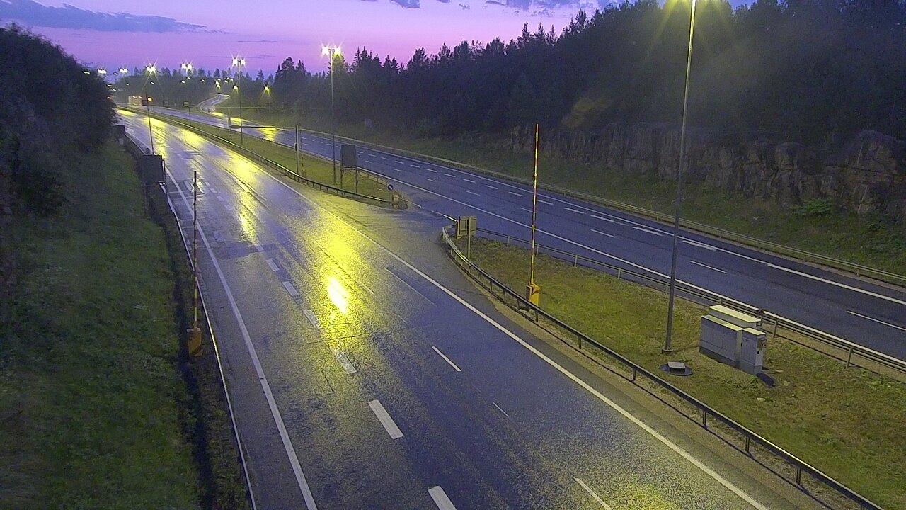 Kelikamerat Kuva Tie 1 Lohja, Tervakorpi, puomi länsi, Lohja, Uusimaa