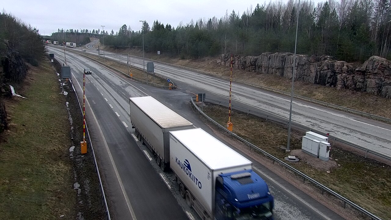 Weather Camera Image Road 1 Lohja, Tervakorpi, puomi länsi, Lohja, Uusimaa