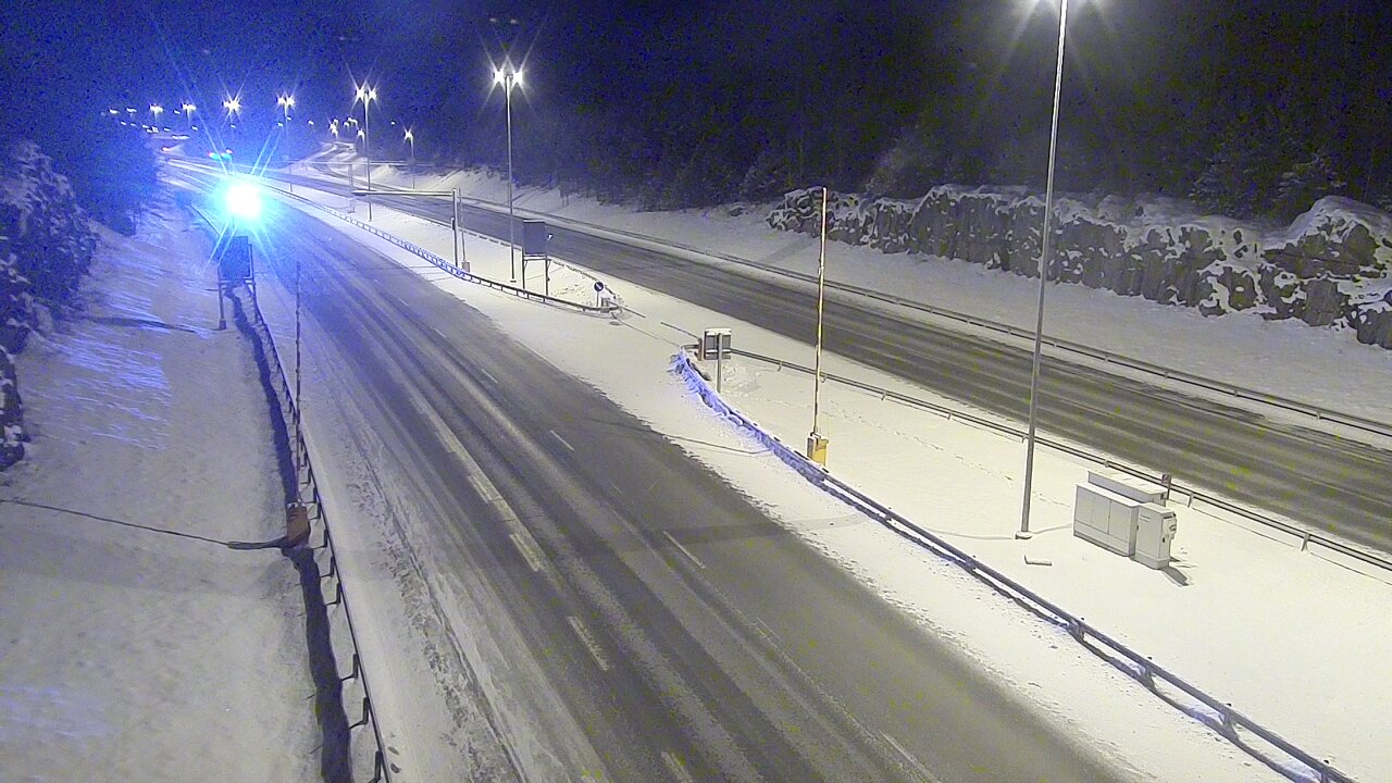 Kelikamerat Kuva Tie 1 Lohja, Tervakorpi, puomi länsi, Lohja, Uusimaa