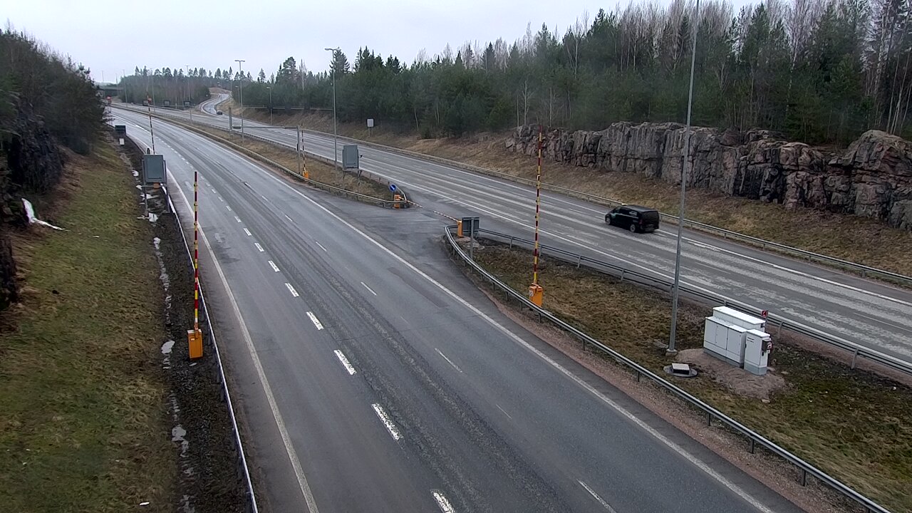 Weather Camera Image Road 1 Lohja, Tervakorpi, puomi länsi, Lohja, Uusimaa