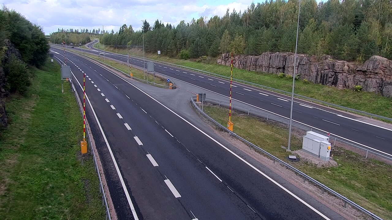 Weather Camera Image Väg 1 Lojo, Tervakorpi, puomi länsi, Lohja, Uusimaa