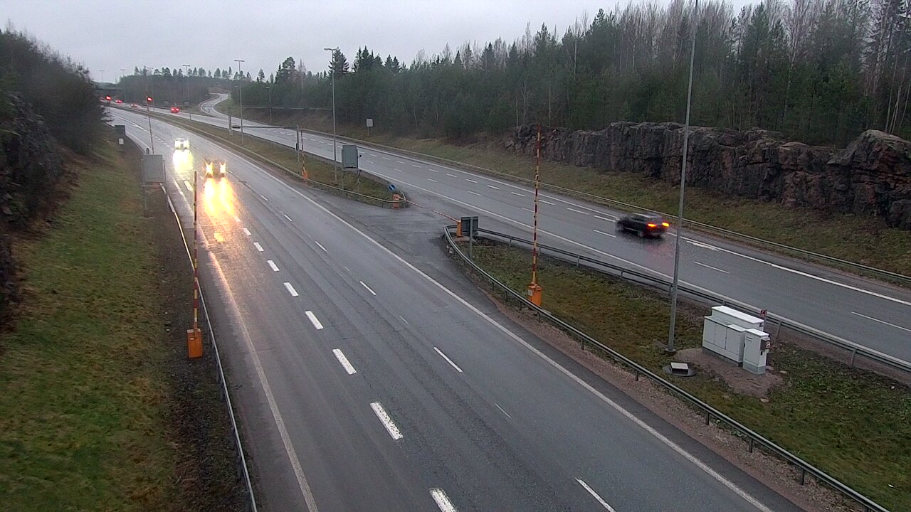 Weather Camera Image Väg 1 Lojo, Tervakorpi, puomi länsi, Lohja, Uusimaa