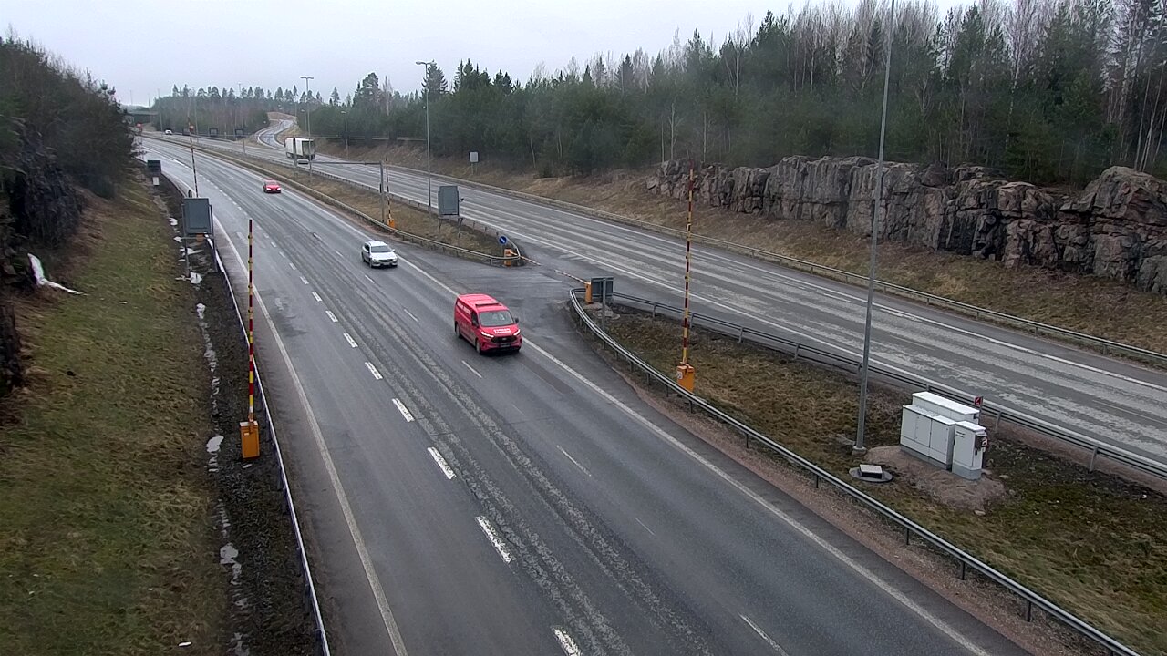 Weather Camera Image Road 1 Lohja, Tervakorpi, puomi länsi, Lohja, Uusimaa