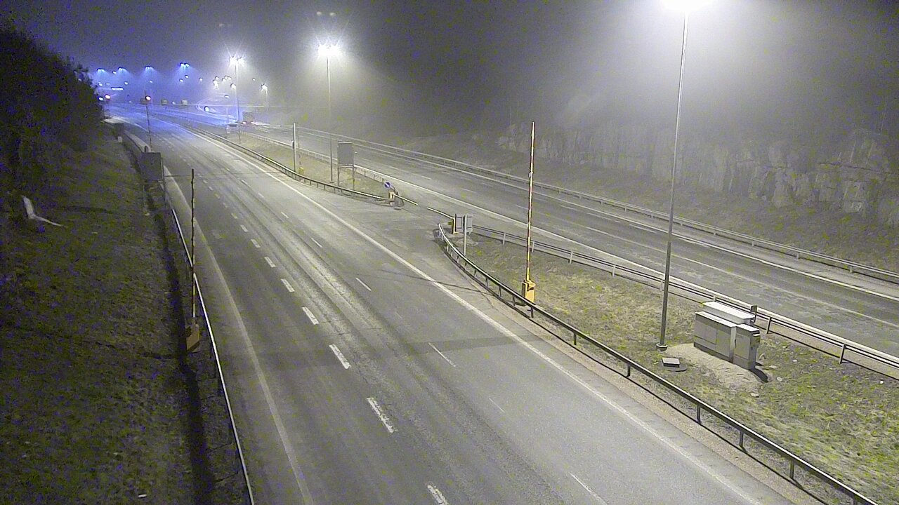 Kelikamerat Kuva Tie 1 Lohja, Tervakorpi, puomi länsi, Lohja, Uusimaa