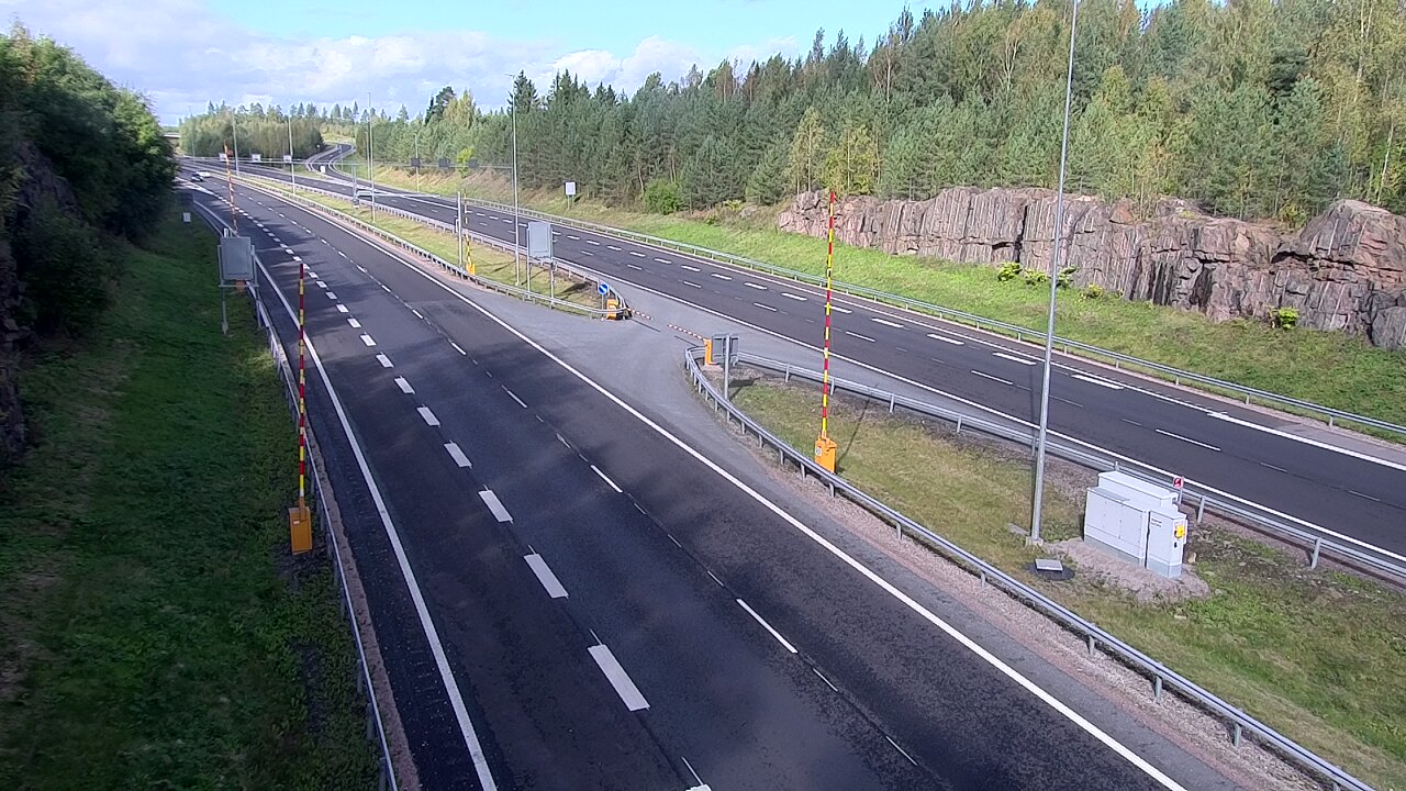Weather Camera Image Väg 1 Lojo, Tervakorpi, puomi länsi, Lohja, Uusimaa