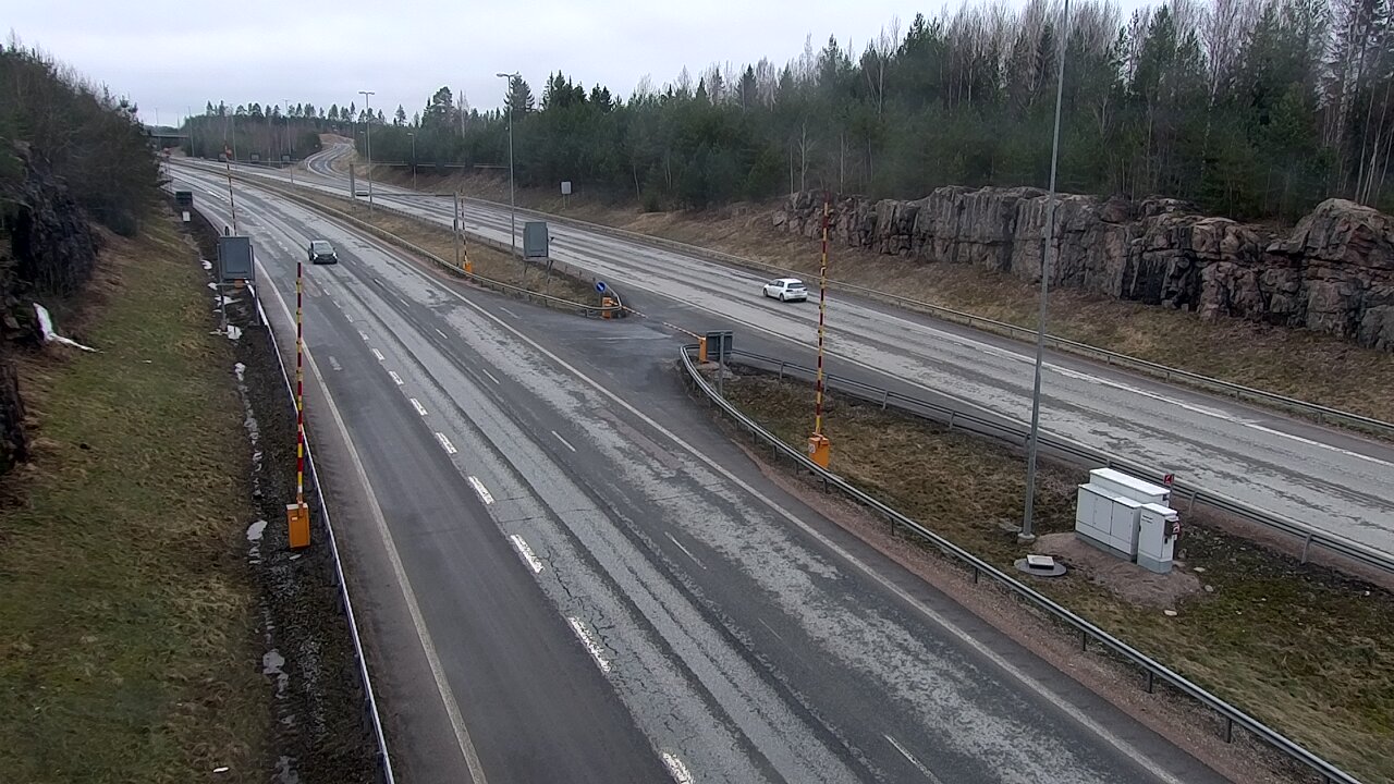 Weather Camera Image Road 1 Lohja, Tervakorpi, puomi länsi, Lohja, Uusimaa