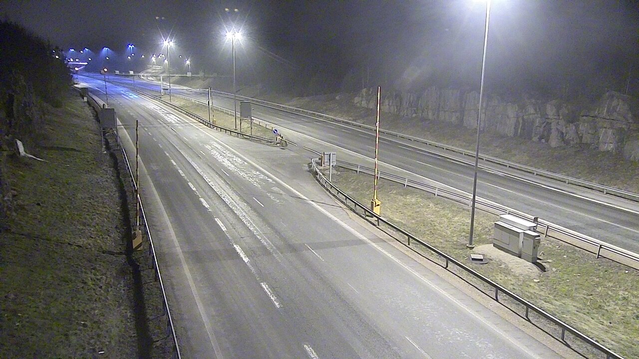 Kelikamerat Kuva Tie 1 Lohja, Tervakorpi, puomi länsi, Lohja, Uusimaa