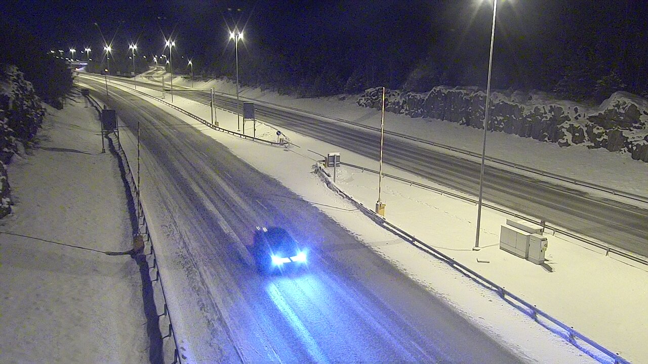 Kelikamerat Kuva Tie 1 Lohja, Tervakorpi, puomi länsi, Lohja, Uusimaa