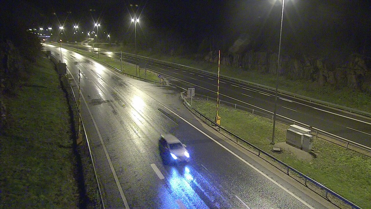 Kelikamerat Kuva Tie 1 Lohja, Tervakorpi, puomi länsi, Lohja, Uusimaa