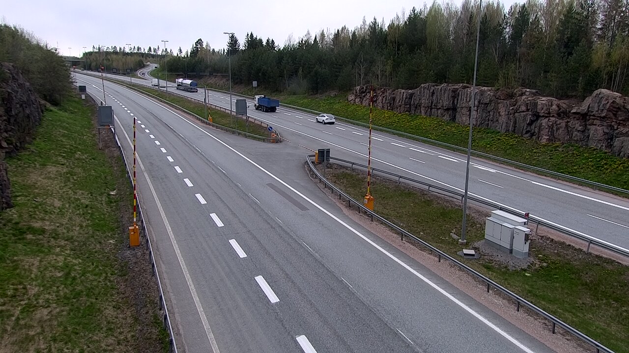 Weather Camera Image Road 1 Lohja, Tervakorpi, puomi länsi, Lohja, Uusimaa