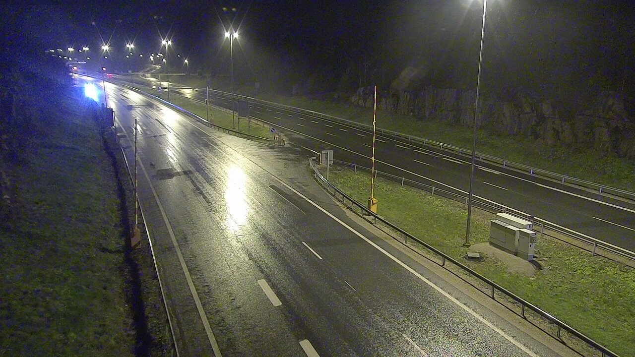 Kelikamerat Kuva Tie 1 Lohja, Tervakorpi, puomi länsi, Lohja, Uusimaa