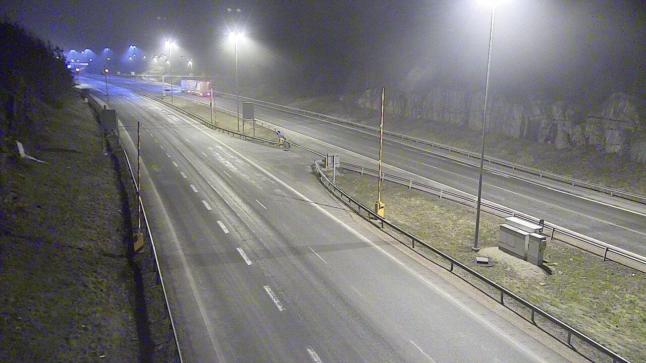 Kelikamerat Kuva Tie 1 Lohja, Tervakorpi, puomi länsi, Lohja, Uusimaa