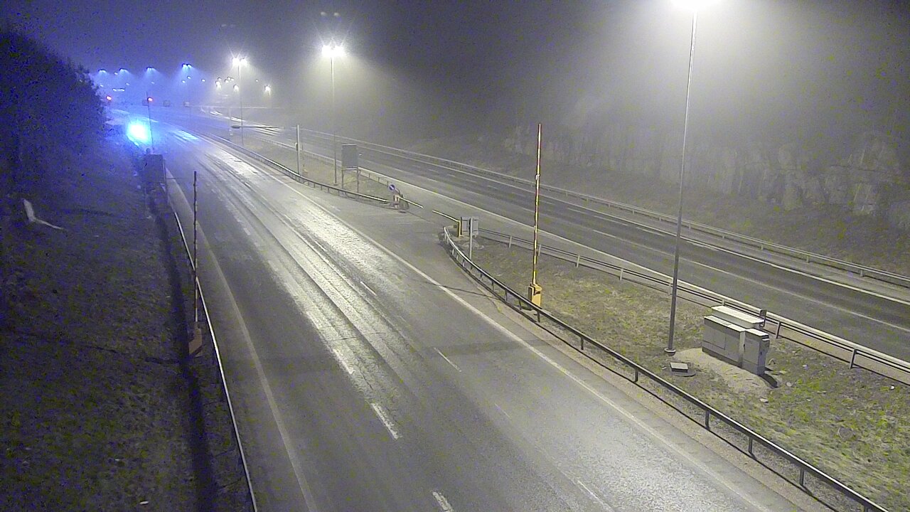 Kelikamerat Kuva Tie 1 Lohja, Tervakorpi, puomi länsi, Lohja, Uusimaa