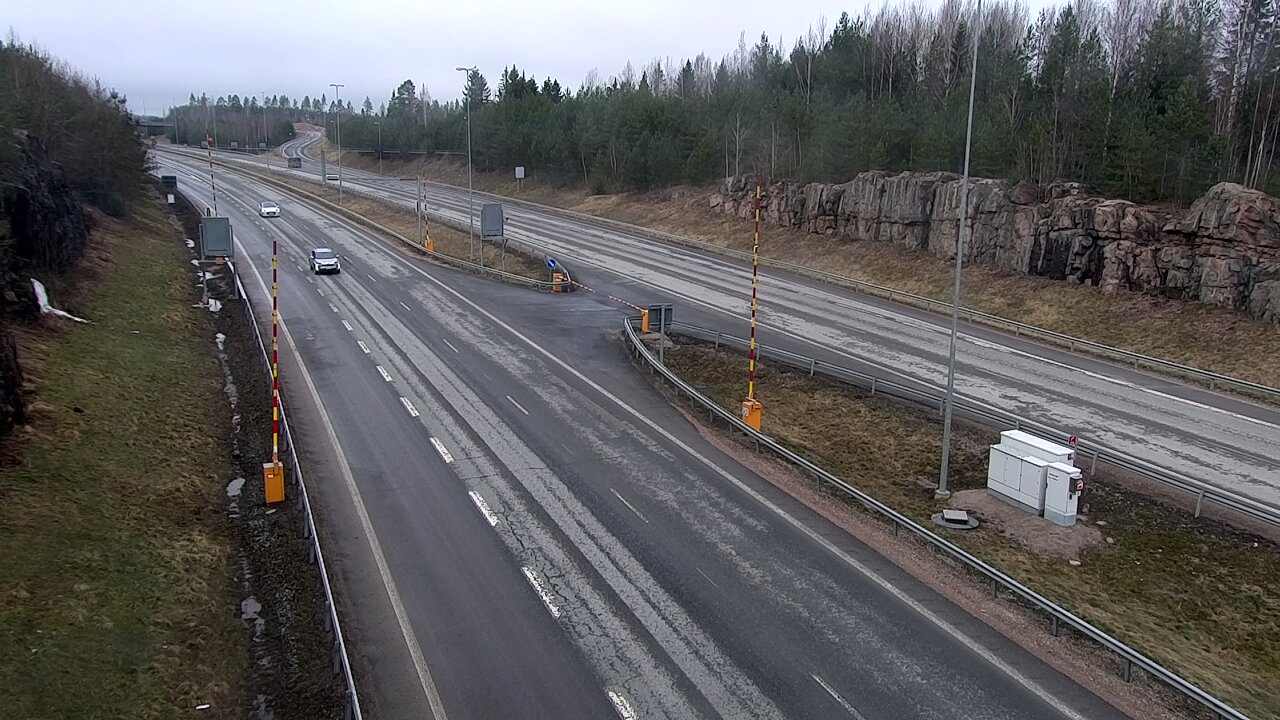 Weather Camera Image Road 1 Lohja, Tervakorpi, puomi länsi, Lohja, Uusimaa