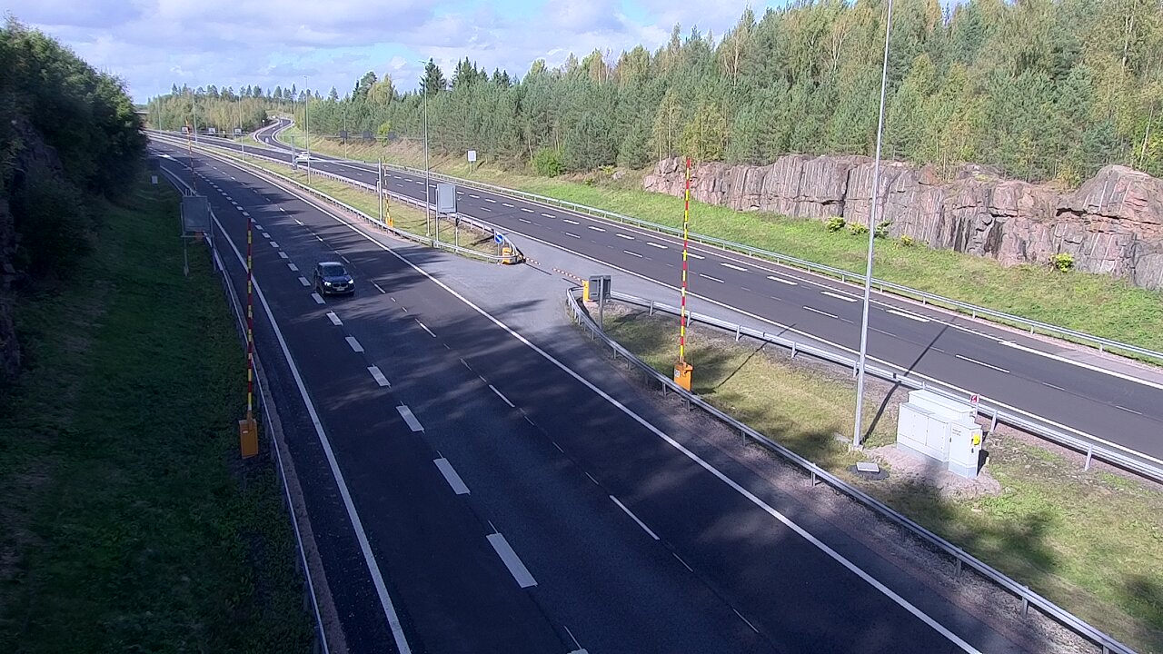 Weather Camera Image Väg 1 Lojo, Tervakorpi, puomi länsi, Lohja, Uusimaa