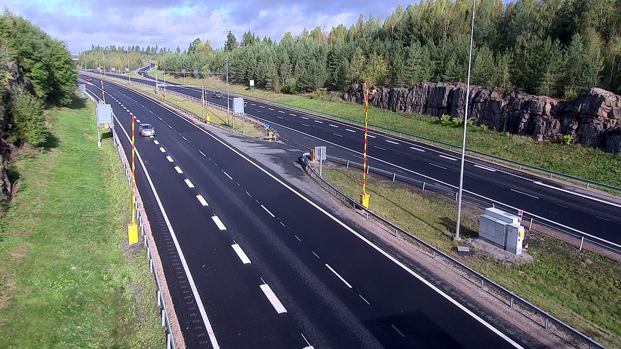 Weather Camera Image Road 1 Lohja, Tervakorpi, puomi länsi, Lohja, Uusimaa