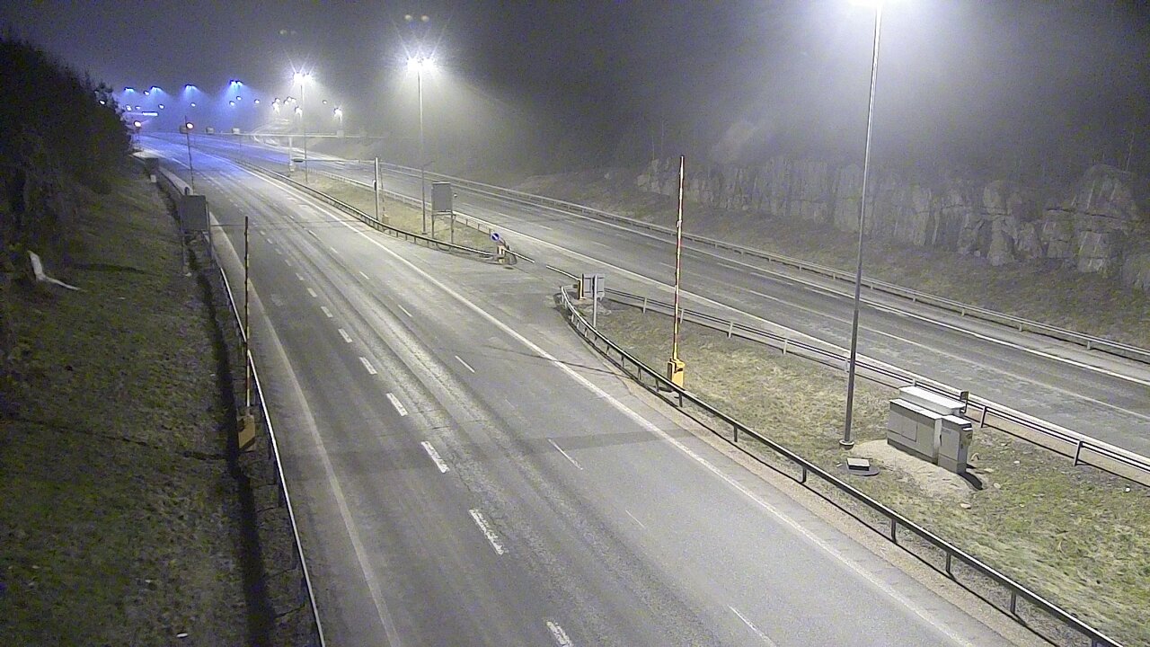 Kelikamerat Kuva Tie 1 Lohja, Tervakorpi, puomi länsi, Lohja, Uusimaa