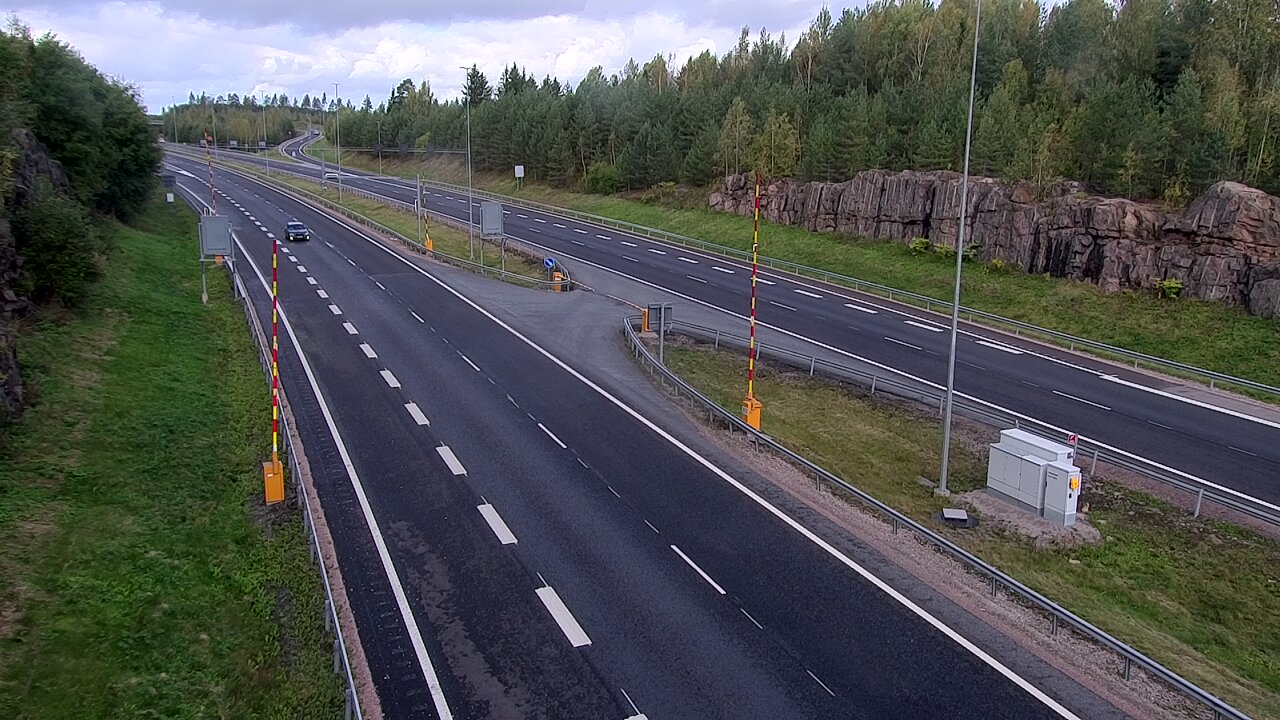 Weather Camera Image Väg 1 Lojo, Tervakorpi, puomi länsi, Lohja, Uusimaa