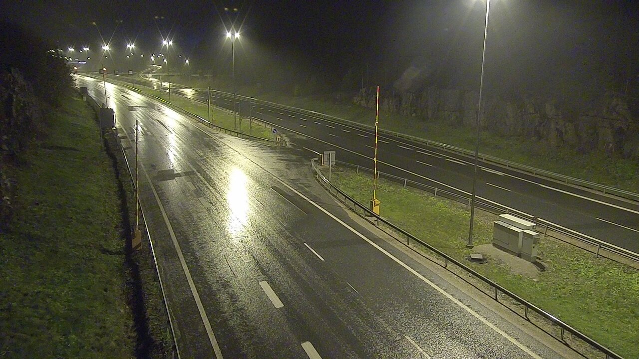 Kelikamerat Kuva Tie 1 Lohja, Tervakorpi, puomi länsi, Lohja, Uusimaa